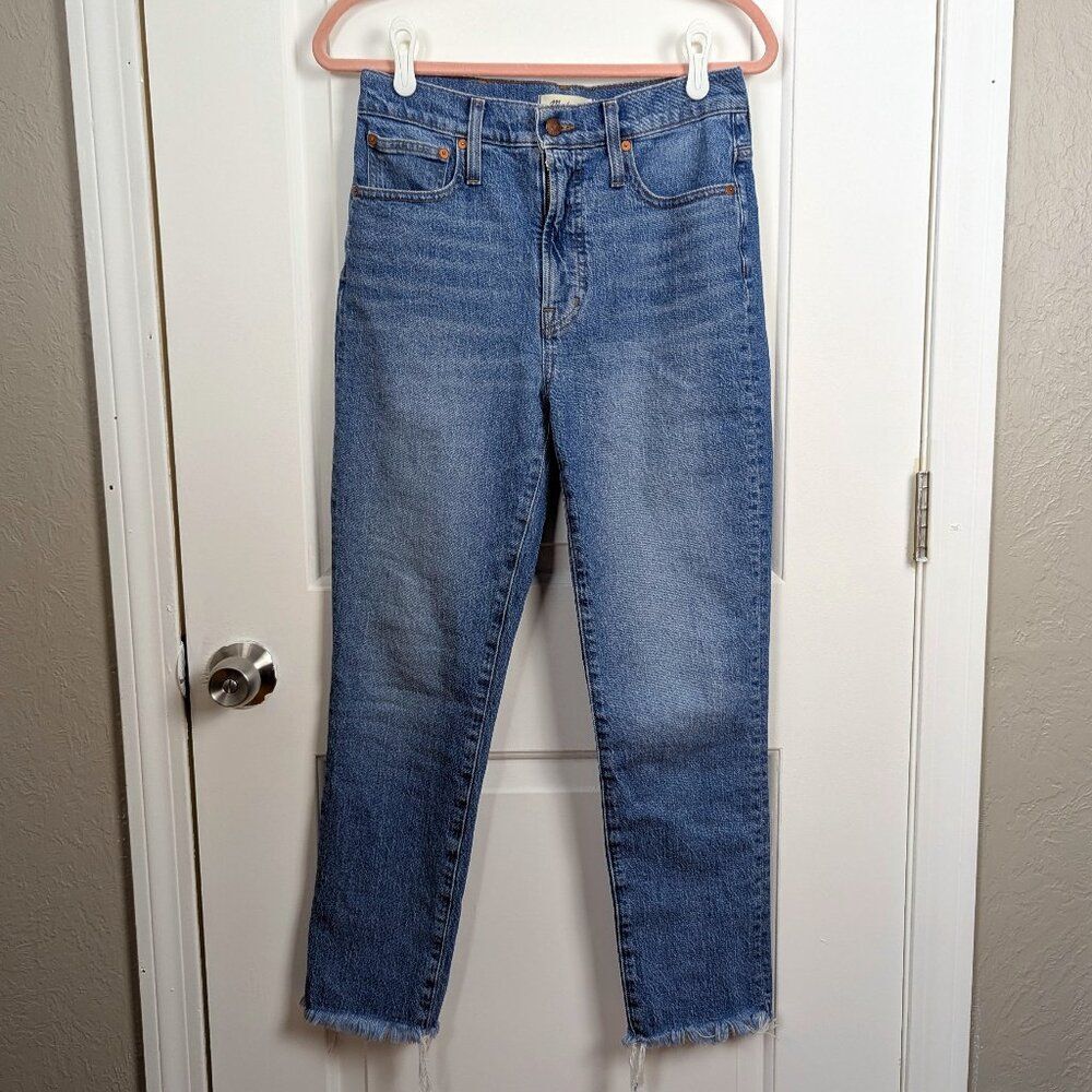 Madewell | Medium Wash Perfect Vintage Jean Raw Hem Size 27